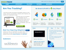 Tablet Screenshot of greentraks.com